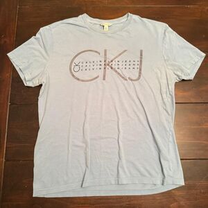 Calvin Klein Jeans Women's Blue T-shirt - XL